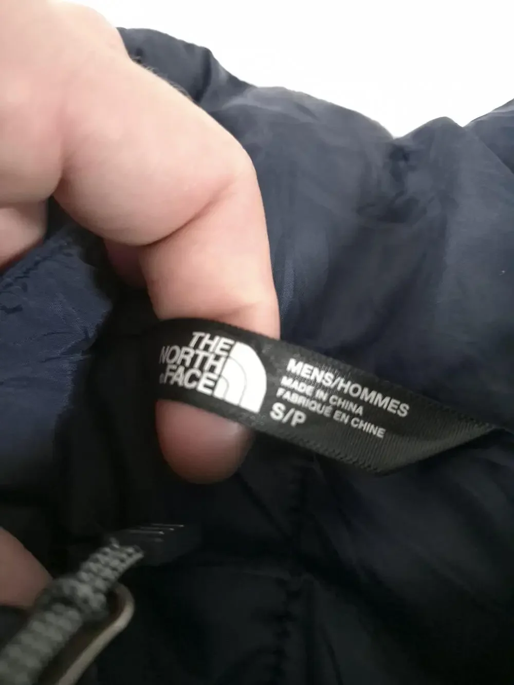 The North Face Jacket Mens Small Blue Primaloft Puffer Full Zip Lightweight